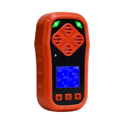 Industrial 4 Gas Monitor Multi Gas Analyzer CO H2S O2 Handheld Gas Detector