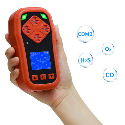 YA-CDX4 CE FCC Harga Pabrik 4 in 1 Detektor Gas Portabel Multi Gas O2 CO LEL H2S Monitor Alarm Gas
