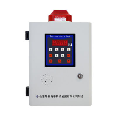 Controller Alarm Gas yang dipasang di dinding Single Channel RS485 4-20mA Gas Control Panel