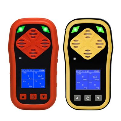 YA-CDX4 Personal Four Gas Monitor H2s CO O2 CH4 4 In 1 Gas Monitor Portable Sertifikasi ATEX