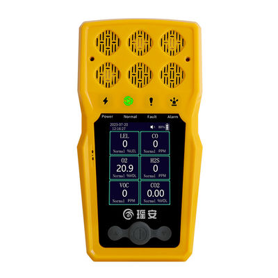 6 In 1 Portable Multi Gas Monitor, Analis Gas Bahan Bakar Untuk Deteksi Kebocoran Gas