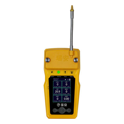 Detektor Gas Multi Handheld Presisi Tinggi 6 In 1 Detektor Kebocoran Gas Portable