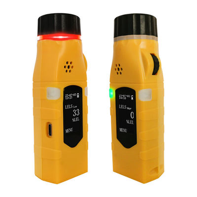Detektor Kebocoran Gas Portable Kecil untuk Industri Kimia / Petroleum
