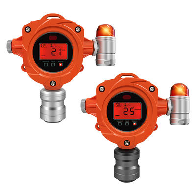 Hidrogen Cl2 So2 H2S Co2 Monitor Gas Tetap IP67 Detektor Gas Helium Bakar