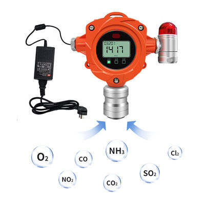 HCL Hydrogen Chloride Gas Monitor Wall Mount Toxic PH3 Fosfin Gas Detector