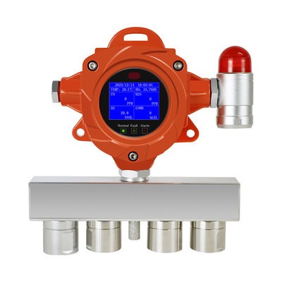 Industrial Smart Multi Gas Leak Detector Dinding Dipasang IP67 207*214*84mm