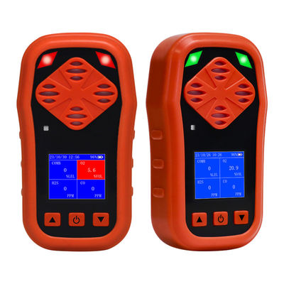 Detektor karbon monoksida genggam Portable Amonia Analyzer Multi Gas Detector 4 Gas