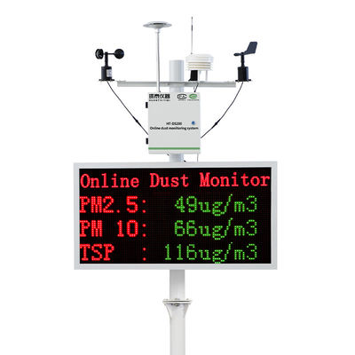 Sistem pemantauan debu waktu nyata TSP Perangkat pemantauan kualitas udara PM2.5 PM10