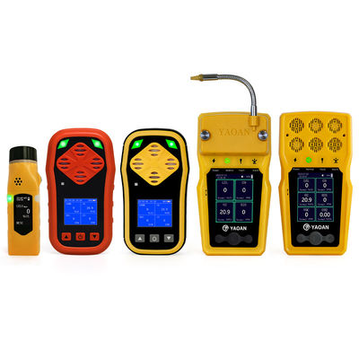 IP67 Rating Portable Gas Detectors ABS dengan 24 Bulan Sensor Life