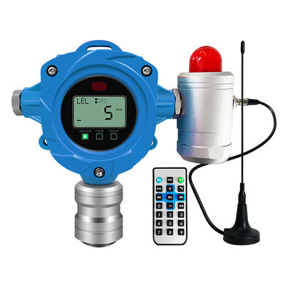 Detektor Gas Tetap Detektor Kebocoran Gas Industri dengan Sensor H2S C02 CO CH4