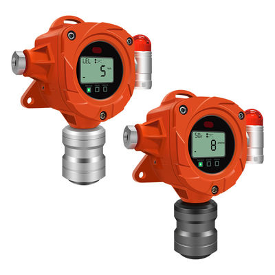 Monitor Gas Tetap Pengganti Sensor Transmitter Hidrogen Cl2 So2 H2S Co2 Gas Helium Detektor