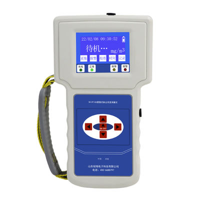 Penganalisis Debu PM2.5 Portabel Meter Kabut Detektor Monitor Udara Penghitung Partikel untuk Analisis Udara Presisi