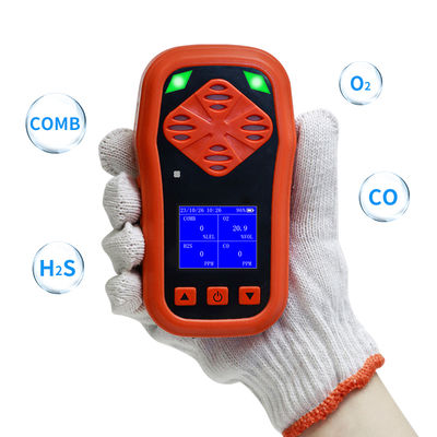 Sensor elektrokimia Tipe 4 In 1 Gas Detector Portable Nh3 Amonia Meter Unit Gas Analyzer dengan IP68 Rating